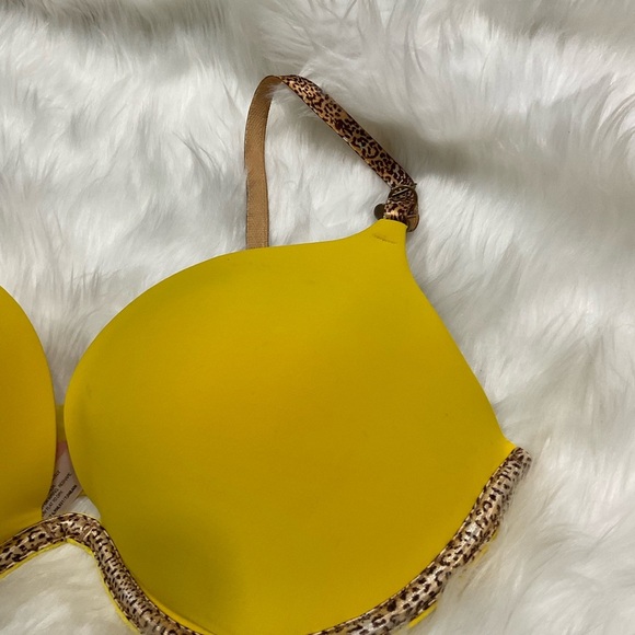 Rare Very Sexy Victoria's Secret VintageYellow and Tan Bra Set - Picture 8 of 13